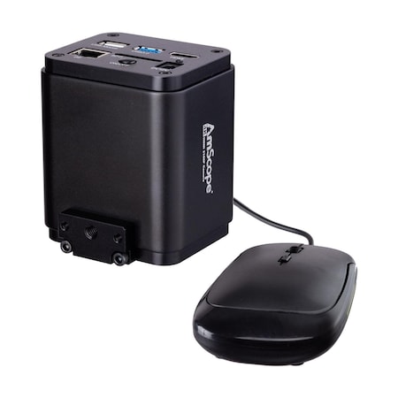 Amscope 4K 60fps 8.3MP HDMI, LAN, Wi-Fi Color BSI CMOS C-mount Microscope Camera HD428